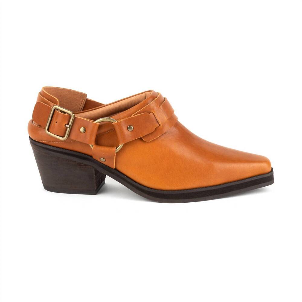 NEW INTENTIONALLY BLANK women's friday mule in whiskey